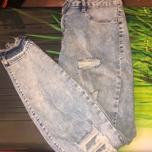 Tye Dye Jeans with Slits